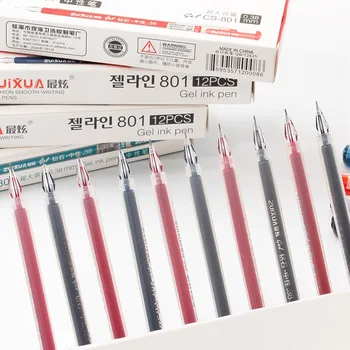 1 шт. Креативная гелевая ручка с бриллиантовой головкой 0,38 мм, офисная простая ручка для подписи, черная, красная и синяя четырехцветная студенческая чернильная ручка