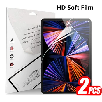 2 упаковки ПЭТ-мягкой защитной пленки для экрана iPad Pro 12,9 2021 2020 2018 защитная пленка для Apple iPad Pro 12,9 2021 A2379 A2462