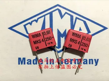 2020 горячая распродажа 10 шт./20 шт. Германия WIMA MKS4 0,68мкФ 250 В 684 250 В 680NF P: 15 мм Аудио конденсатор Бесплатная доставка