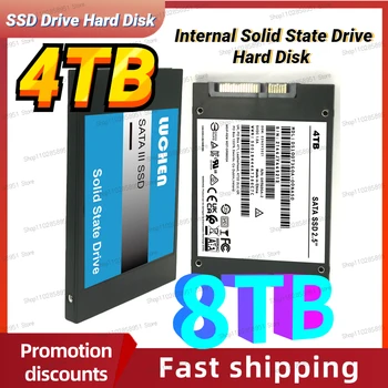2023 4 ТБ Внутренний Твердотельный накопитель Жесткий диск SSD 2 ТБ 2,5 Дюйма Sata III SSD Жесткий Диск для Ноутбука Микрокомпьютер Настольный SSD sata
