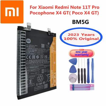 2023 Год Новый 100% Оригинальный BM5G Аккумулятор Для Xiaomi Redmi Note 11T Pro/Pocophone X4 GT/Poco X4 GT 5080 мАч Смартфон Bateria