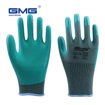 3 пары латексных перчаток, мягкие рабочие защитные перчатки GMG, Садовые Строительные Перчатки, перчатки для работы по дому, Резиновые защитные перчатки, женские перчатки