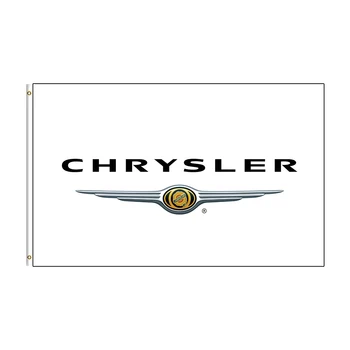 3x5Ft Флаг Chryslers Гоночный автомобиль Печатный Баннер для декора 1