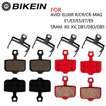 4 пары Велосипедных Дисковых тормозных колодок из смолы/керамики/металла для Avid Elixir R/CR/CR-MAG/E1/3/5/7/9 Тормозные колодки SRAM X0 XX DB1/3/5 MTB