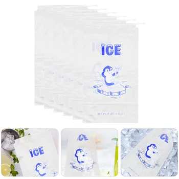 50 Шт. Пакеты для льда с морозильной камерой, контейнер для хранения, холодильник для печати, Измельченный