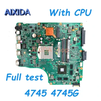AIXIDA DA0ZQ1MB8F0 MBPSL06001 Материнская плата для Acer asipre 4745 4745G материнская плата ноутбука HM55 DDR3 бесплатный процессор HD5650 1 ГБ полный тест