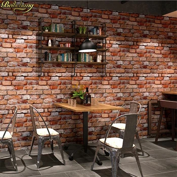 beibehang papel de parede Ретро ностальгические антикварные 3D обои из камня и кирпича, бар, кофейные обои, домашний декор, 3D обои