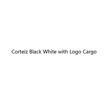 Corteiz черно-белый с логотипом Cargo