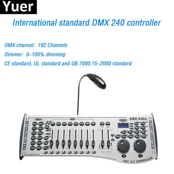 Dj Оборудование DMX 240 Контроллер Управления Движущейся Головкой Led Par Disco Light Сценическое освещение DMX 192 Канала для дискотеки DJ Party Bar