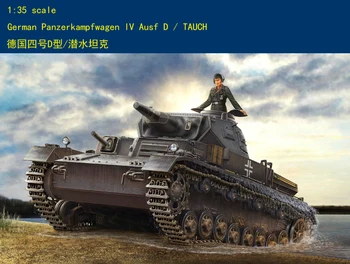 Hobby Boss 80132 1/35 Немецкий Танк Panzerkampfwagen IV Ausf D/TAUCH Модель Бронированного Танка TH05839-SMT6
