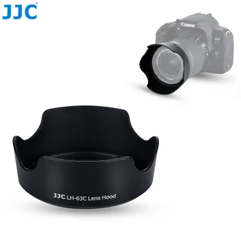JJC EW-63C Бленда объектива подходит Canon RF 24-50 мм F4.5-6.3 и EF-S 18-55 мм F3.5-5.6 для EOS R5 R6 R7 R8 R10 R50 850D 90D 80D 200D II 1300D