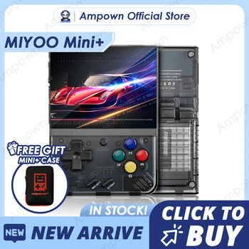 MIYOO Mini Plus Портативная Портативная игровая консоль в стиле Ретро V2 Mini + IPS Экран Классическая Игровая Консоль Linux Система Детский Подарок