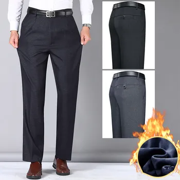 MRMT 2023 Абсолютно Новые Мужские Повседневные брюки из кашемира Plus, тонкие брюки для официального костюма, Плотные мужские прямые повседневные брюки
