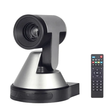 PTZ-камера с оптическим зумом USB Full HD 4K Video Conference Camera Подходит Для Прямой трансляции Церковных собраний (A) Штепсельная вилка США