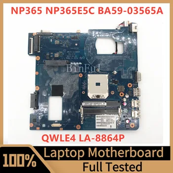 QMLE4 LA-8864P Материнская плата Для Samsung NP365 NP365E5C NP355V5C Материнская плата ноутбука BA59-03565A 100% Полностью Протестирована, работает хорошо