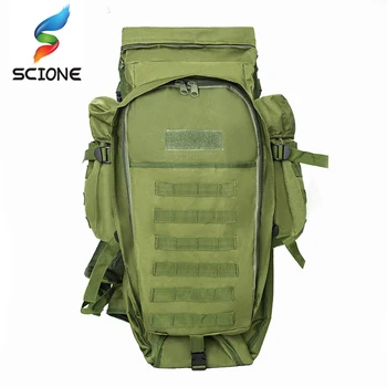 Scione Нейлоновый Водонепроницаемый Военный Тактический рюкзак 60л, Складной Рюкзак для мужчин, для занятий спортом на открытом воздухе, для кемпинга и пеших прогулок, Альпинистская сумка