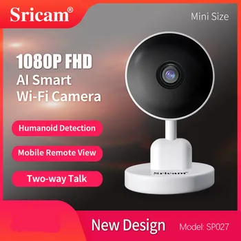 Sricam SP027 1080P WiFi IP Смарт-камера Домашняя Безопасность Видеонаблюдение Радионяня H264 3,6 мм Камера ночного видения с управлением приложением