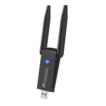 USB 3,0 WiFi Адаптер 1200 Мбит/с 802.11 Ac Беспроводная Сетевая карта WiFi Беспроводная Сетевая карта с Поворотной Антенной для ПК Компьютера