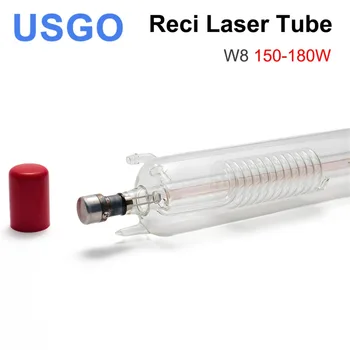 USGO Reci W8 150-180 Вт CO2 Лазерная трубка Длиной 1850 мм Диаметром 90 мм для Co2 Лазерной гравировки и резки S8 Z8