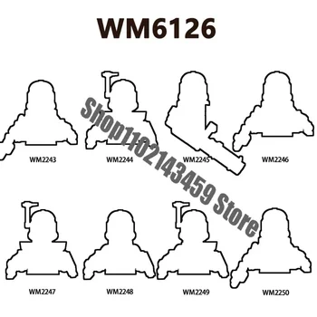 WM blocks WM6126 Космический солдат герои аниме 501st кирпичи мини фигурки строительные блоки детские сборные игрушки подарки