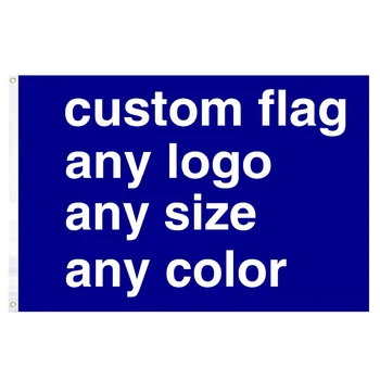 xvggdg 120x180 см (4x6 футов) Полиэстер любой логотип любой цвет Пользовательский флаг баннер