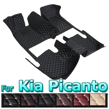 Автомобильные Коврики Для Kia Picanto Morning Grand Eko Taxi JA 2012 ~ 2017 5-дверный Анти-грязный Автомобильный Коврик Tapete Carro Автомобильные Аксессуары