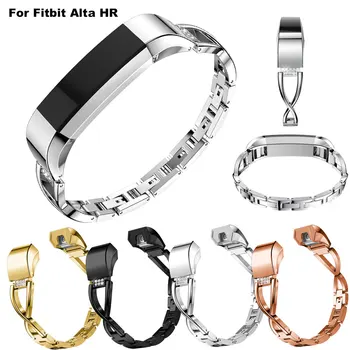 Алмазный Металлический браслет из нержавеющей стали для смарт-часов Fitbit Alta, аксессуары для смарт-часов, ремешок для браслета Fitbit Alta HR, ремень