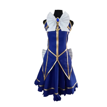 Аниме Fairy Tail Lucy Heartfilia Косплей костюм на Хэллоуин, униформа для Рождественской вечеринки