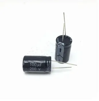 Бесплатная доставка 100 шт. электролитический конденсатор 200 В 100 мкФ 16*25 мм