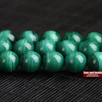 Бусины из натурального камня, зеленый малахит, 4, 6, 8, 10 мм, Полудрагоценные камни, Аксессуары для изготовления ювелирных изделий