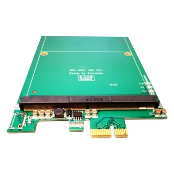 Видеокарта PCI-E для MXM3.0 PCI Express X1 для MXM 3.0 Raiser Riser Card Адаптер Конвертер Плата со светодиодом для майнера BTC