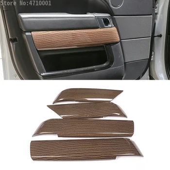 Внутренняя отделка двери из песчаной древесины, Защитная панель, накладка 4 шт. для Range Rover Sport 2014-2017