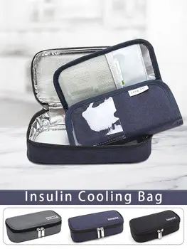 Водонепроницаемый термоизолированный чехол для таблеток, сумка для охлаждения диабетического инсулина без геля, холодильник-холодильник Medicla, Оксфордский дорожный кейс