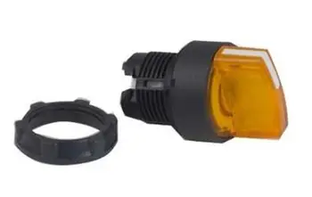 Головка ZB5AK1253 для переключателя с подсветкой, Harmony XB5, темно-серый пластик, оранжевая ручка, 22 мм, универсальный светодиод,