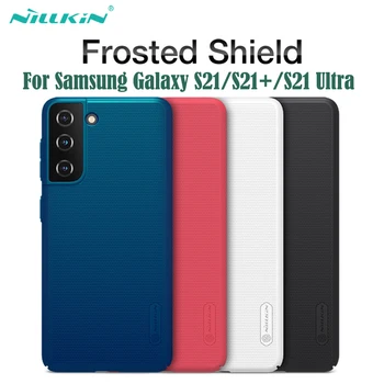 Для Samsung Galaxy S21 + S21 Ultra 5G Чехлы Nillkin Frosted Shield Жесткий ПК Задняя Крышка Телефона Для Samsung Galaxy S21 S21 Plus