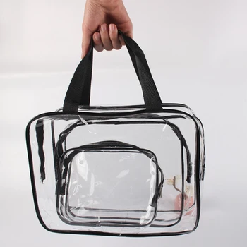 Дорожная косметичка Прозрачная сумка для мытья, Портативная объемная косметичка