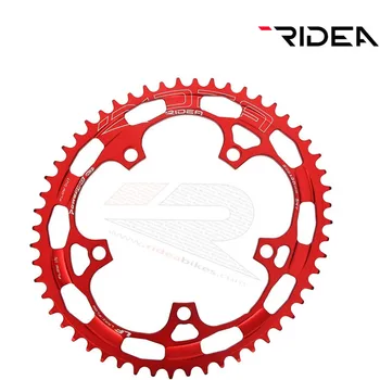 Звездочка Ridea черный, красный 50 52 54 56T для велосипеда birdy BMX, дисковое кольцо с овальным приводом