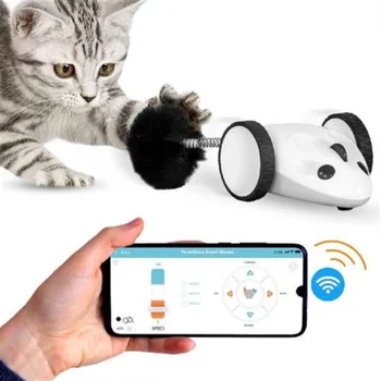 Игрушки для кошек, интерактивная игра с кляпом для кошки, крысы, Умные интересные вещи для животных, USB-мышь с дистанционным управлением, зоомагазин Все для кошек
