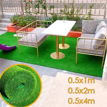 Искусственный газон для сада, искусственная трава, газон для улицы, балкон, внутренний двор, украшение помещений, синтетический газон, искусственный зеленый травяной ковер