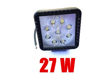 Квадратный 27 Вт 9 светодиодный рабочий точечный светильник для светового дома Лодки Автомобиля Грузовика 12 В 24 В светофора