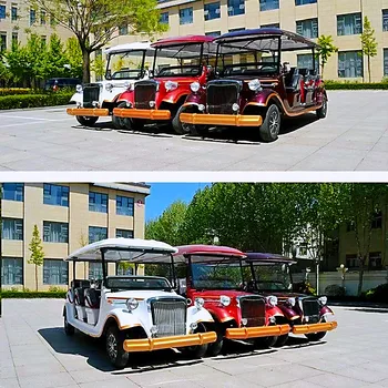 Китай Профессиональное Производство Модный Популярный Экскурсионный Автомобиль с Живописным местом 48V 60V 72V 100AH с электрическим Квадрициклом от 5 до 14 мест