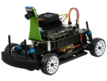 Комплект искусственного интеллекта Waveshare JetRacer Pro 2GB, высокоскоростной гоночный робот с искусственным интеллектом на базе Jetson Nano 2GB, версия Pro