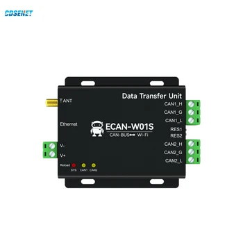 Конвертер CAN2.0 в WIFI Последовательный сервер AP STA CDSENET ECAN-W01S TCP Шлюз Heatbeat Watchdog Прозрачная Передача в Облаке