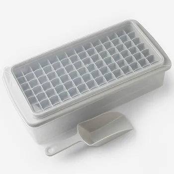 Коробка для изготовления маленьких кубиков льда с 98 Сетками, крышка и совок, формы для Мороженого, лоток для приготовления мороженого, набор инструментов 