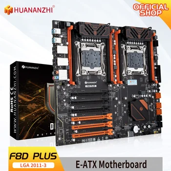 Материнская плата HUANANZHI X99 F8D PLUS LGA 2011-3 XEON X99 поддерживает двойной процессор Intel E5 2640 2666 2670 2696 V3 V4 DDR4 RECC NVME NGFF