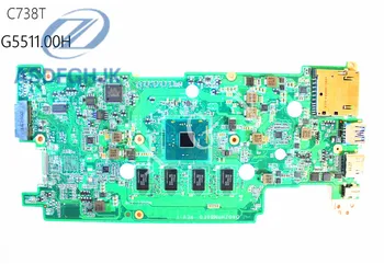 Материнская плата ноутбука DA0ZHRMB6F0 для Acer для Chromebook C738T Материнская плата N3150 Процессор 4 ГБ оперативной памяти NB.G5511.00H NBG551100H 100% тест в порядке