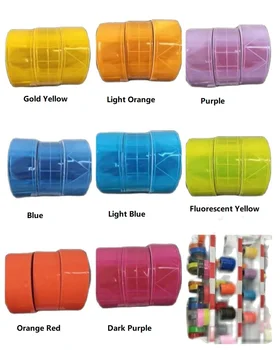 Многомодельная микропризменная решетка Высотой 2,5 см, Предупреждающая Светоотражающая лента из ПВХ для одежды, Многоцветная в наличии