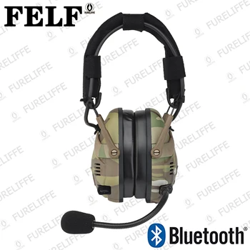 Модель Bluetooth, военная тактическая электронная гарнитура для стрельбы / для шлемов ARC и Wendy's M-LOK / быстросъемный головной убор