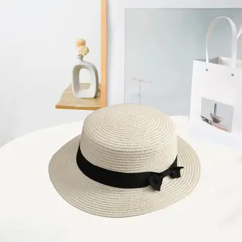 Модная Широкополая шляпа Легкая Для путешествий на открытом воздухе, Пляжный Солнцезащитный крем, Солнцезащитная шляпа, Подарок, Универсальная Соломенная шляпа, Аксессуары для костюмов