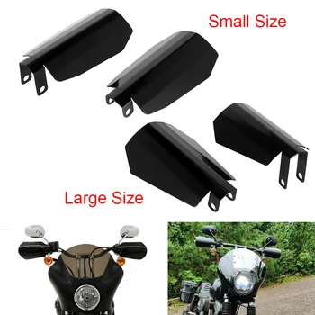 Мотоциклетные тенты, матовые черные защитные щитки для рук, защита от ветра, защита от падения, 2 шт. для Harley Dyna Sportster XL Bagger